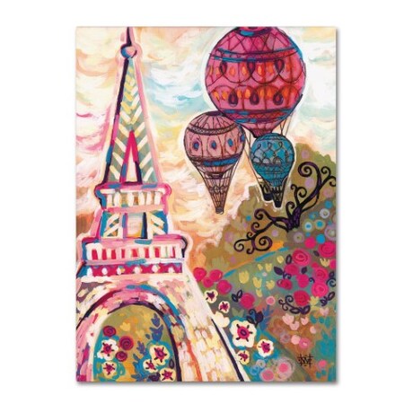 Natasha Wescoat 'Ballons Sur Paris' Canvas Art,14x19